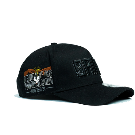 SAINT Whisper Black Snapback